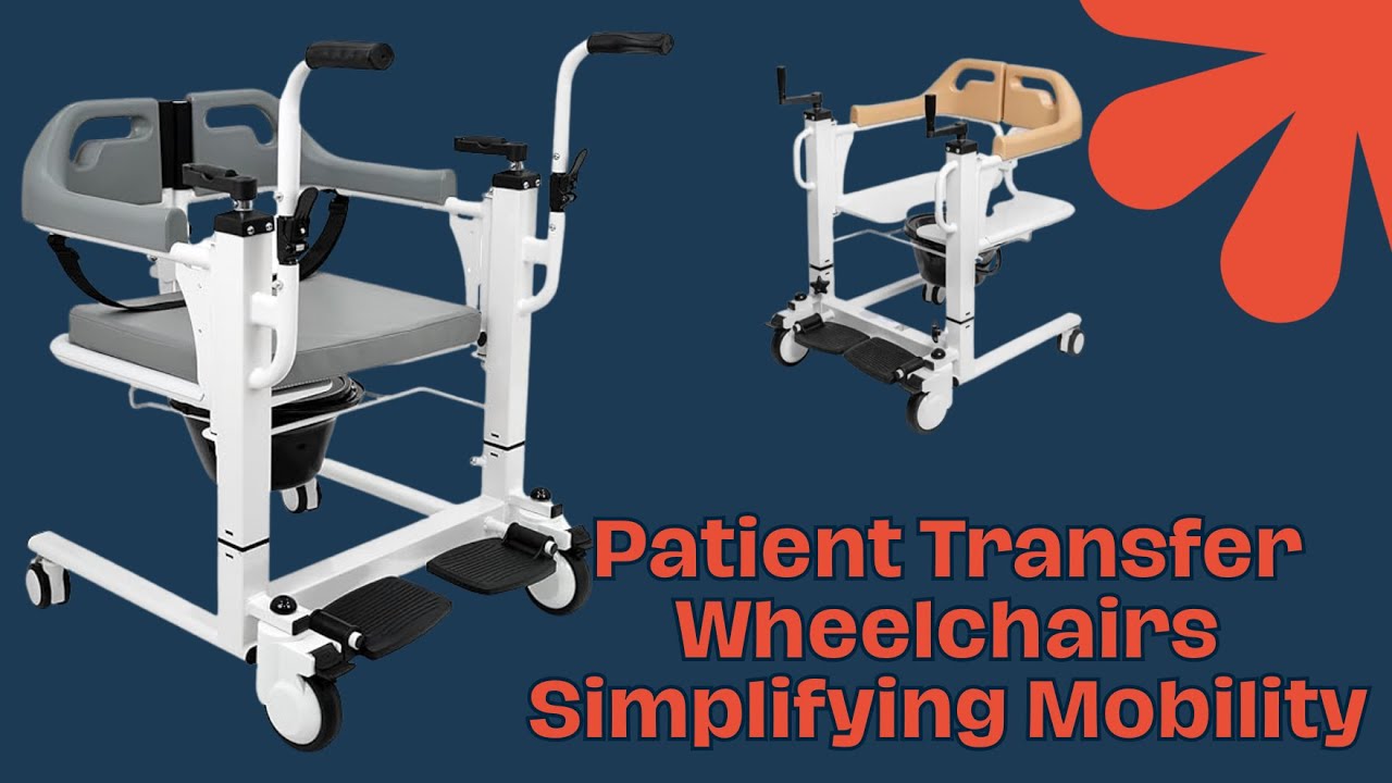 Patient Transfer Chair | Safe & Easy Advanced Patient Transfer Chair for Elderly & Disabled Care
