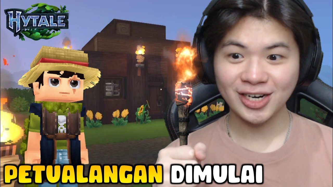 PETUALANGAN JLGAMING DI DUNIA YANG MIRIP MINECRAFT!! | Hytale Indonesia - Part 1