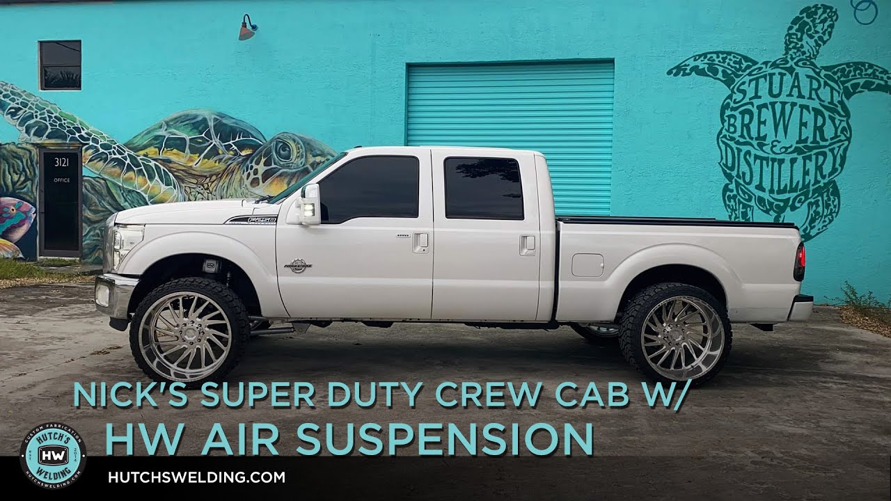 Super Duty Air Suspension - Leveled Crew Cab on  26 x 35s