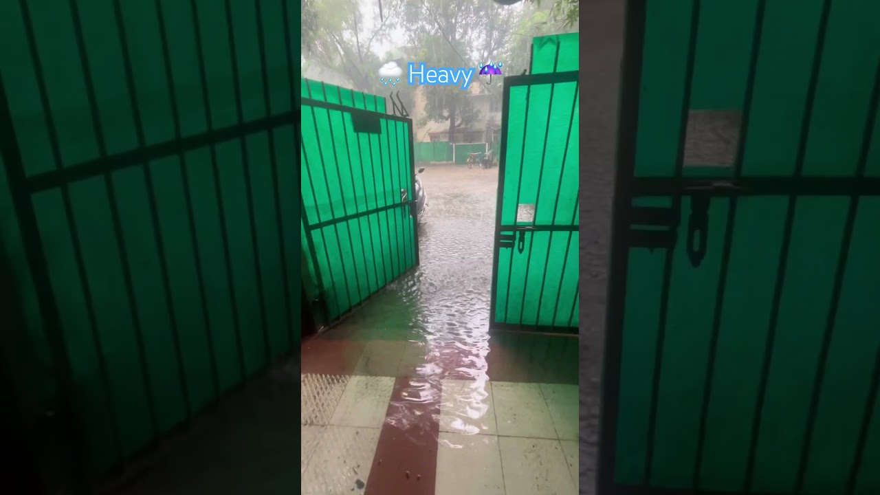 #Heavy Rain#Yellow Alert#Water blocking#Way out block by accumulated water#natureshorts