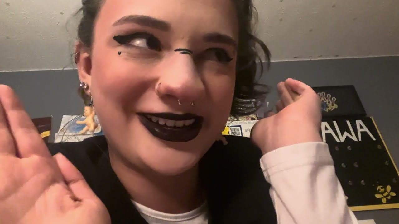 ASMR sleepover with the toxic 2020 alt girl roleplay (she does your makeup)