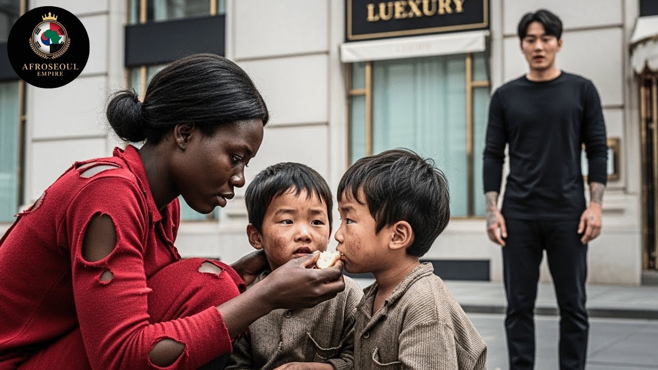 The Korean mafia boss follows a woman who stole food — then freezes when he sees his ex with twins.