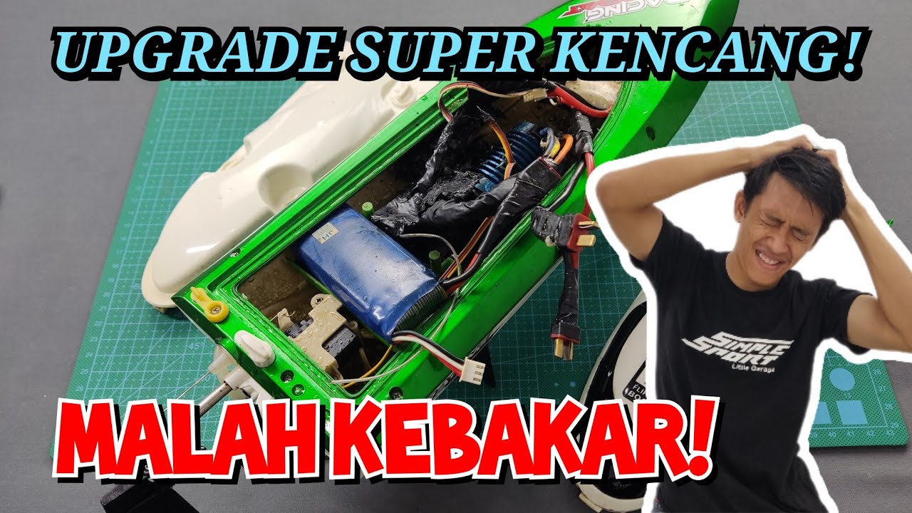 RC Speed Boat KESETANAN! Upgrade GILA!