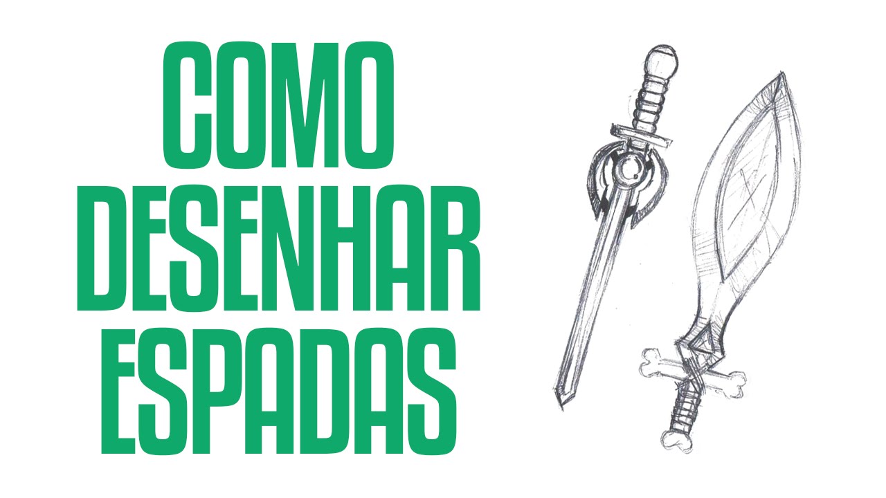 COMO DESENHAR ESPADA