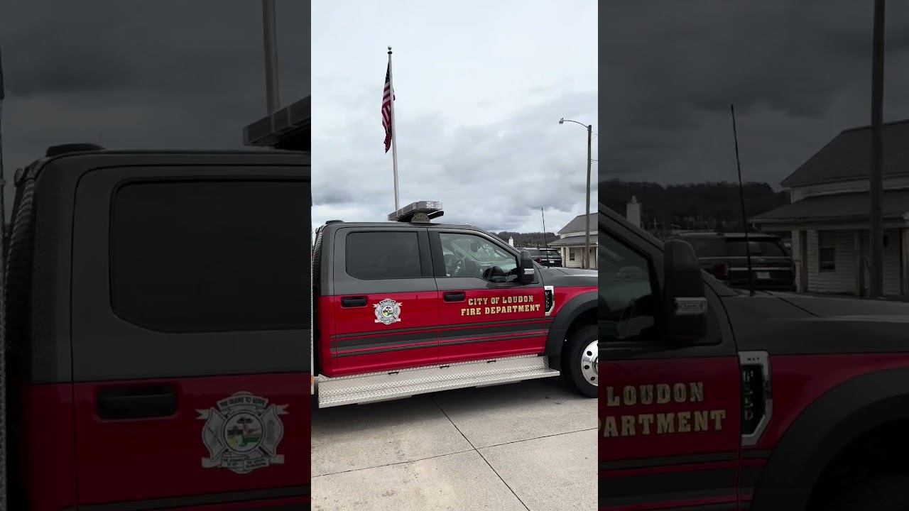 Here&rsquo;s City of Loudon Fire Department&rsquo;s (TN) Squad 81 Mini-Pumper! #minipumper #SiddonsMartinTN