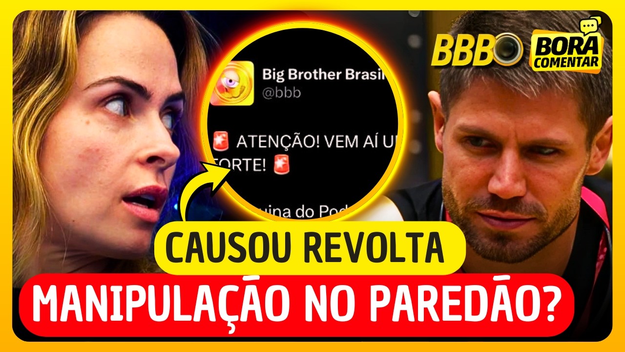 💥😱BBB26 MANIPULAC&Atilde;O PESADA! GLOBO MUDA DIN&Acirc;MICA e PROBLEM&Atilde;O APARECE! BR1GA na MADRUGADA RENDE!