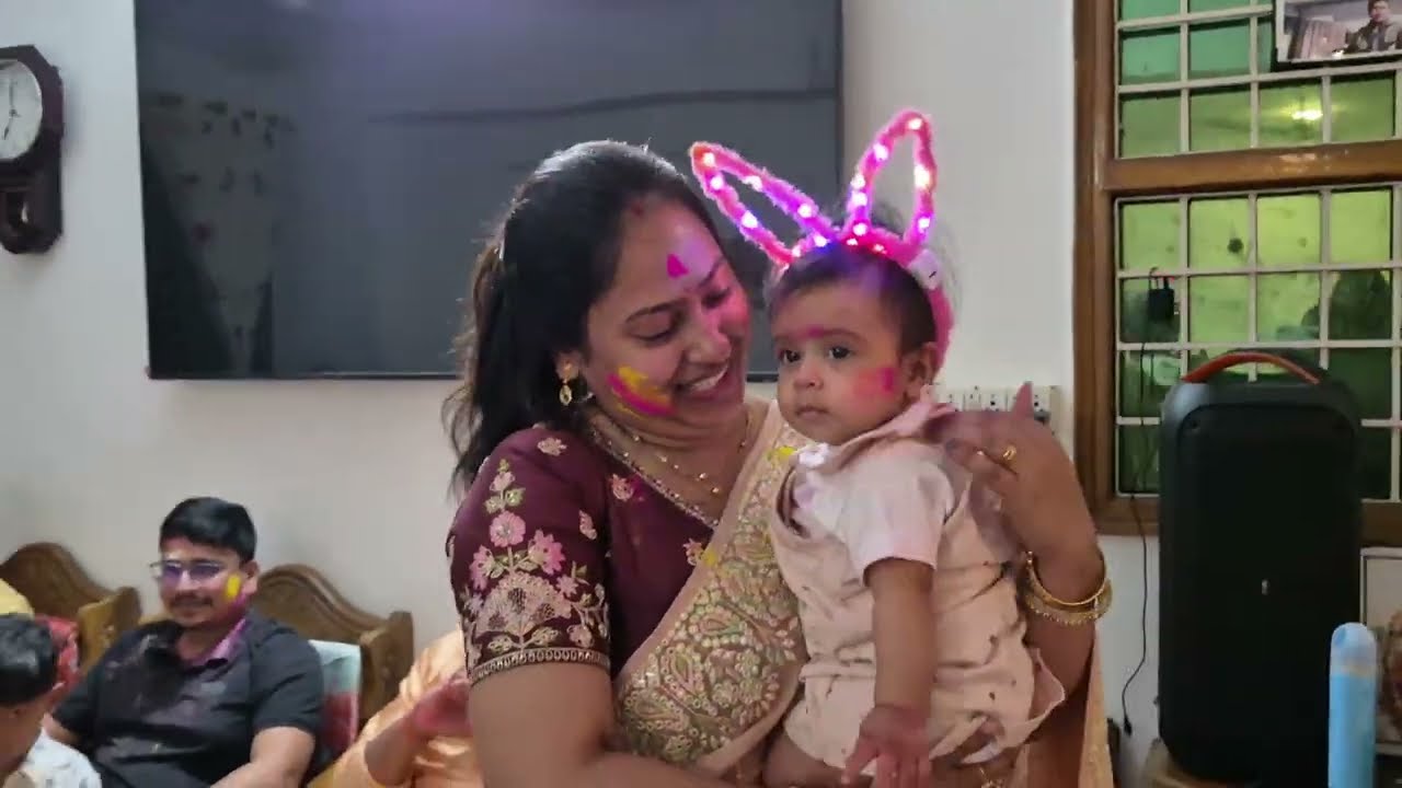 Pari🧿❤️| Dhum Dharak Dhum Holi Vlog 🌈 Full Masti & Fun @aditigupta_and_family 