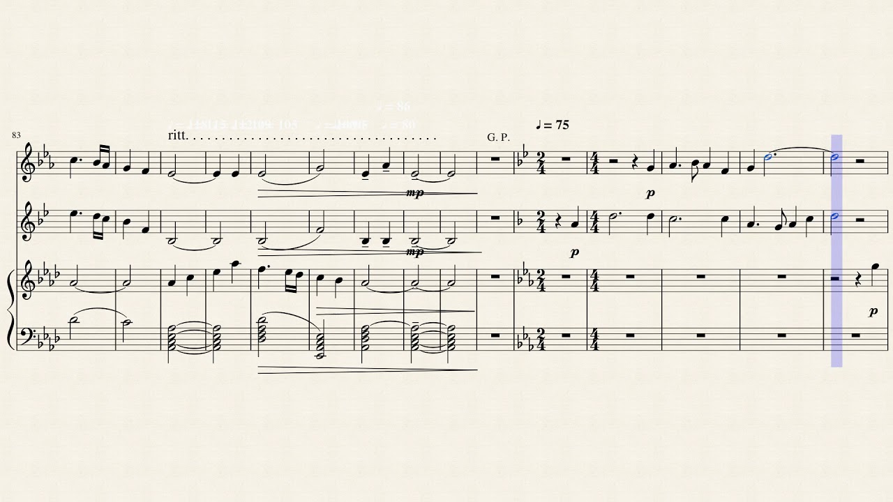 Portcullis - Piano,french horn,euphonium | Sheet music