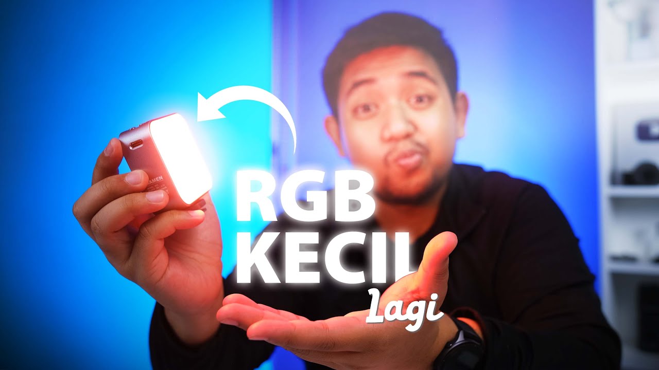 Lighting Video RGB Murah Kecil Banyak Fitur | Inceran Filmmaker