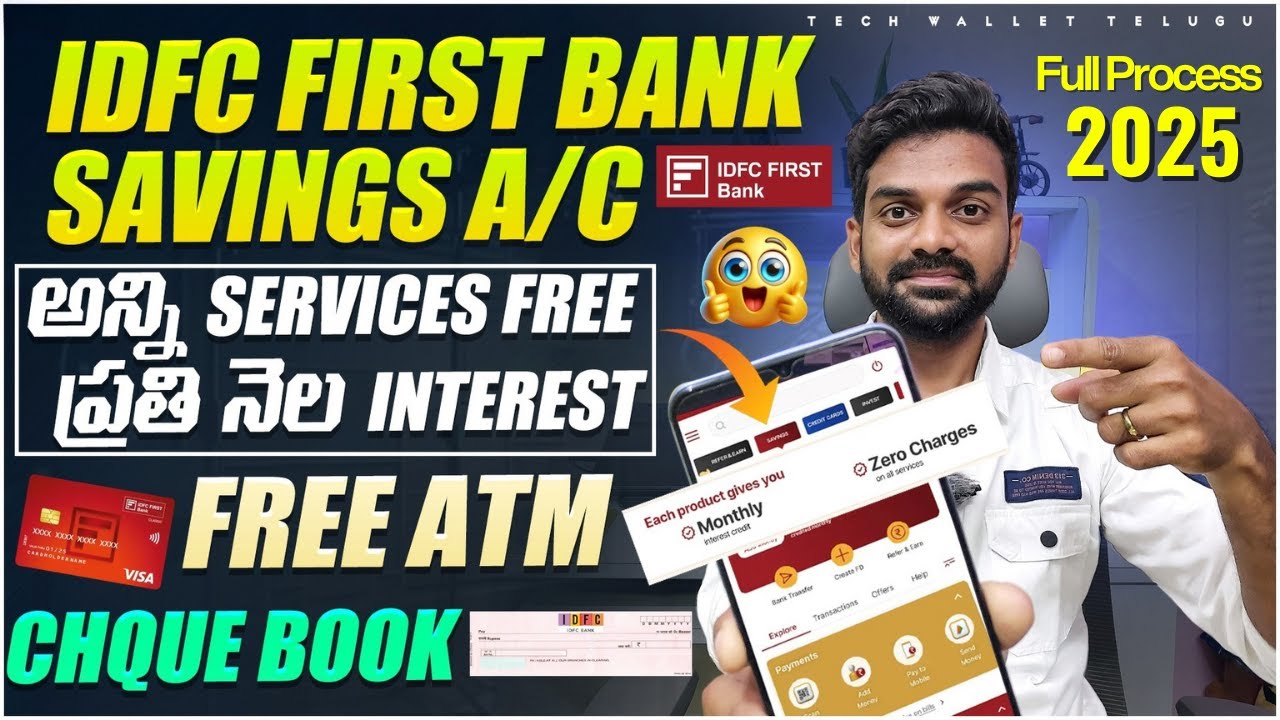 idfc first bank savings account opening online | idfc first bank online savings account opening 2025