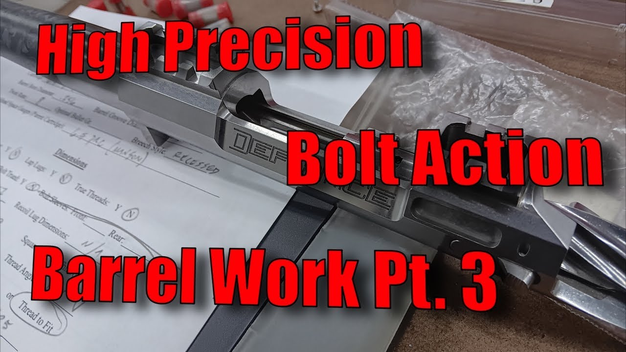 Fitting and Chambering a Proof Research Sendero carbon fiber barrel to a Defiance Anti-X in 6.5 PRC3