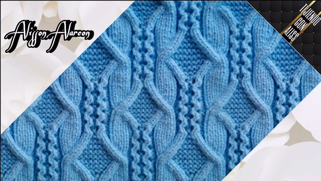 #642 - TEJIDO A DOS AGUJAS / knitting patterns / Alisson . A