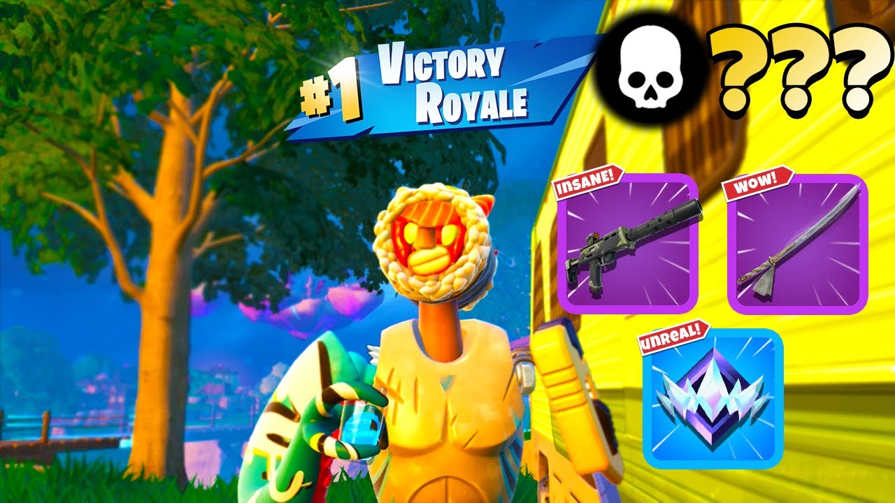 Сборки Unreal Ranked Solo Zero с высоким уровнем выбывания (Fortnite Глава 6)