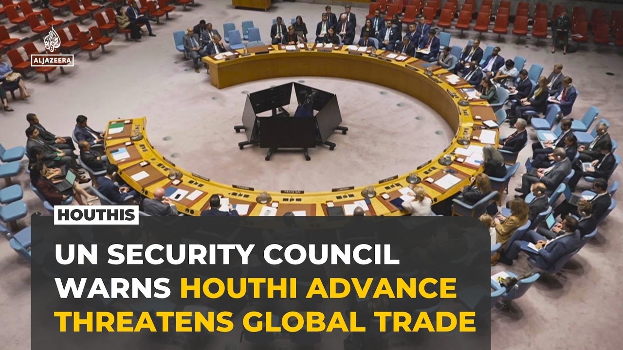 UN Security Council warns Houthi control of Bab al-Mandeb threatens global trade