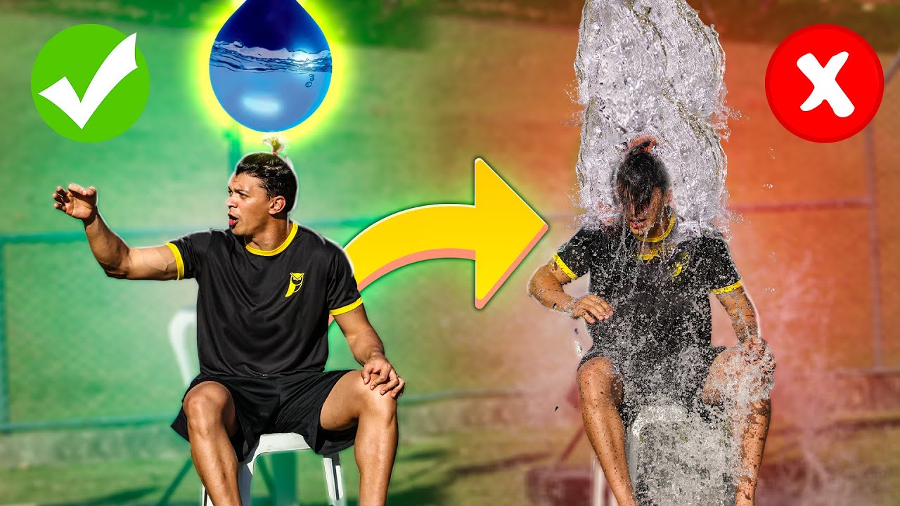 SE NÃO FIZER O GOL O BEXIGÃO ESTOURA! 🎈💦
