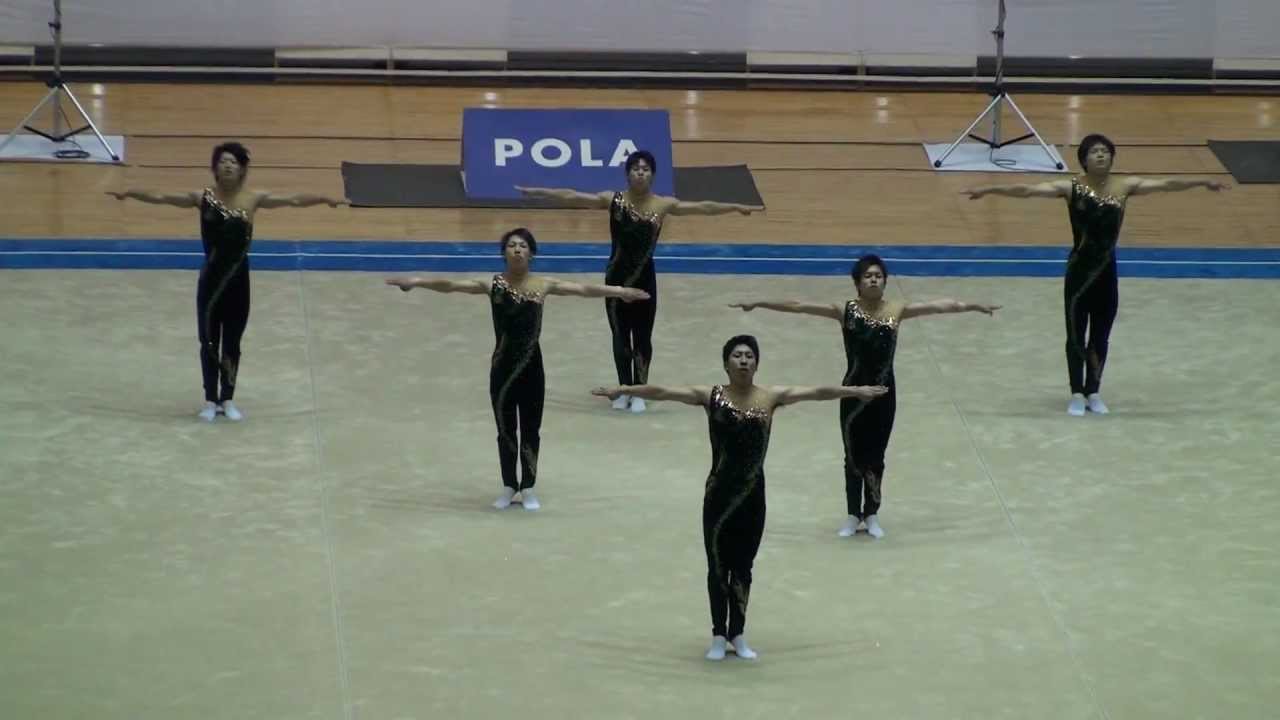 2012全日本新体操選手権 第2位 国士舘大学