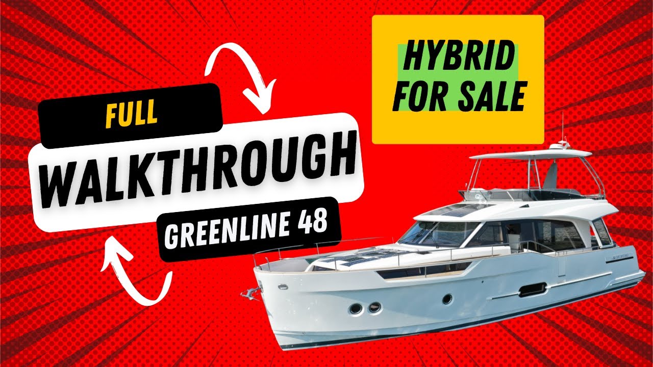 2024 Greenline 48 Hybrid For Sale | Full Walkthrough of the Solar-Powered Hybrid Yacht