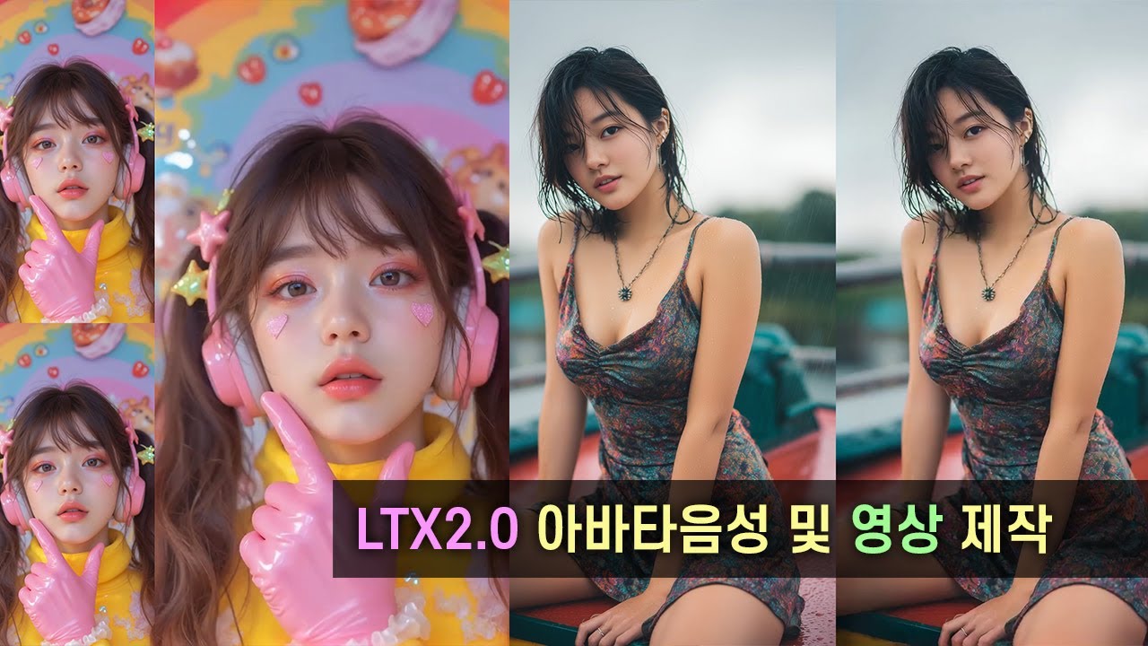 H10-LTX2아바타음성및가벼운영상제작-LTX2.0_First_last_I2V-Comfyui