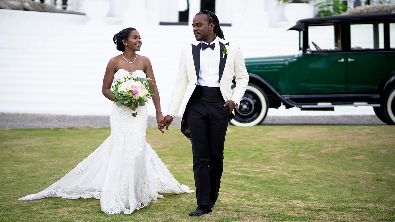 Jamaica Wedding Video at Trident Castle | Andrea & Michael (a fairytale wedding)