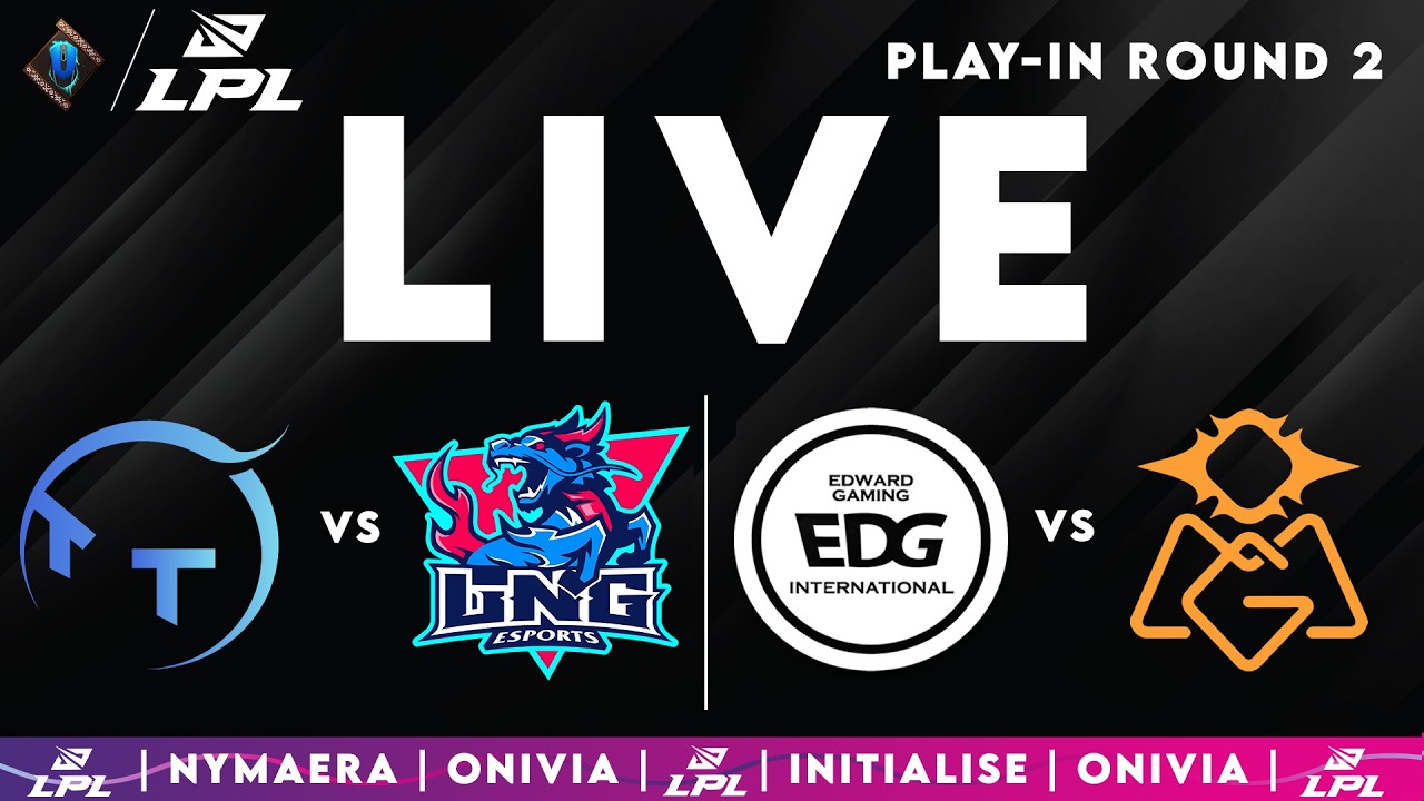 LPL 2026 Live Split 1 | LPL English Playoffs with Nymaera & Initialise TT vs LNG | EDG vs OMG