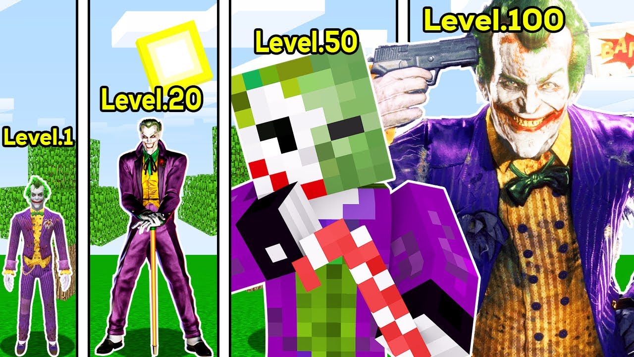 JOKER MUSTAFAER SEVİYELERİ 😱 - Minecraft