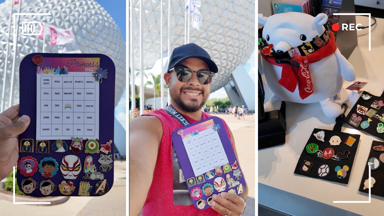 Princess Pin Bingo At EPCOT - August 2025