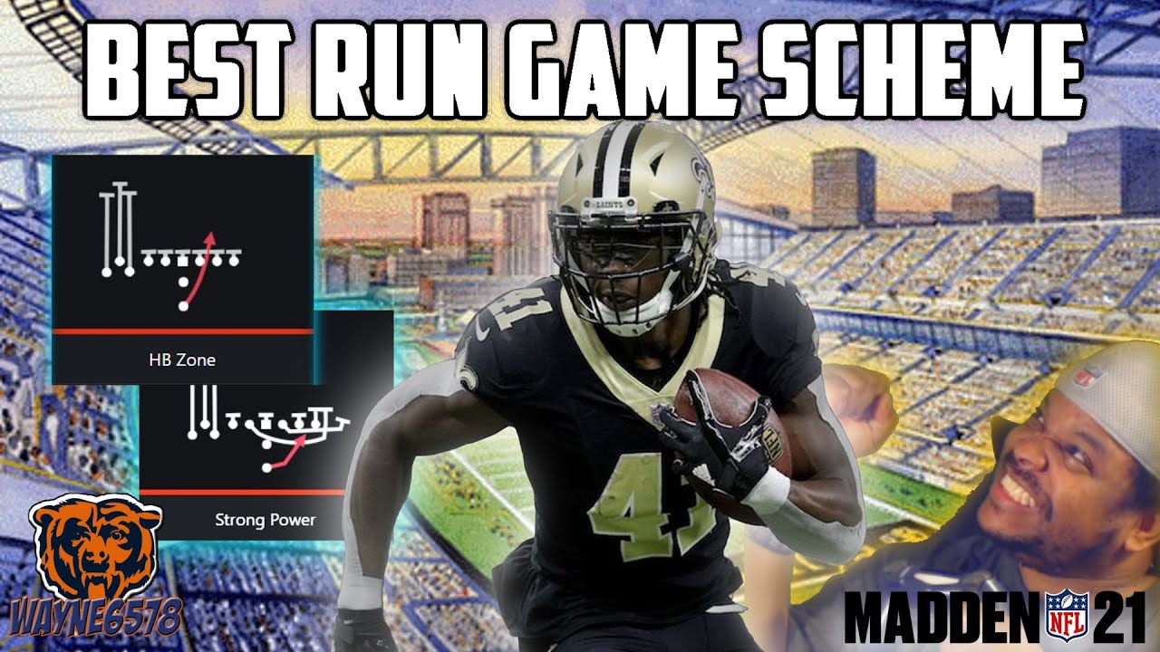 BEST RUN GAME SCHEME WITH MADDEN 21 BEST RUNNING PLAYS - THESE RUNS BEAT EVERY DEFENSE EASY!🔥💥