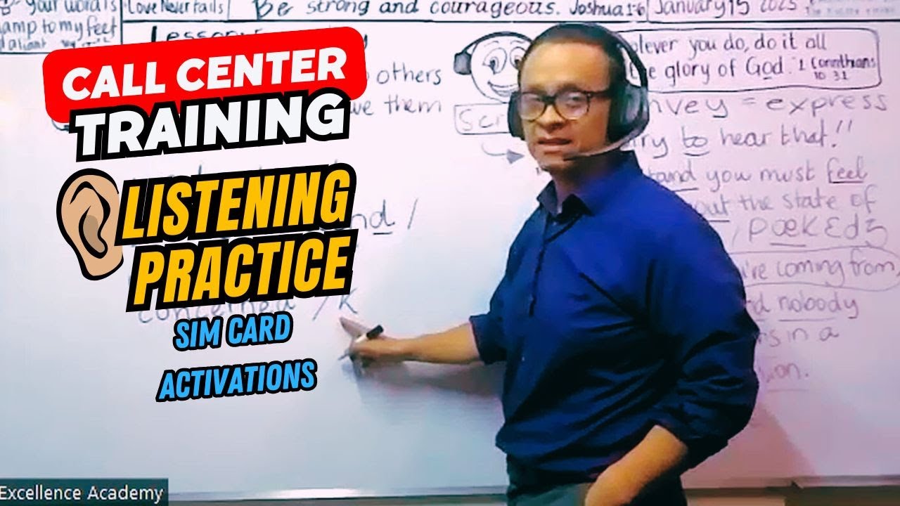 🎧 B2 English Listening Practice for Call Centers • 🩺💬 SIM Card Activiation Listening