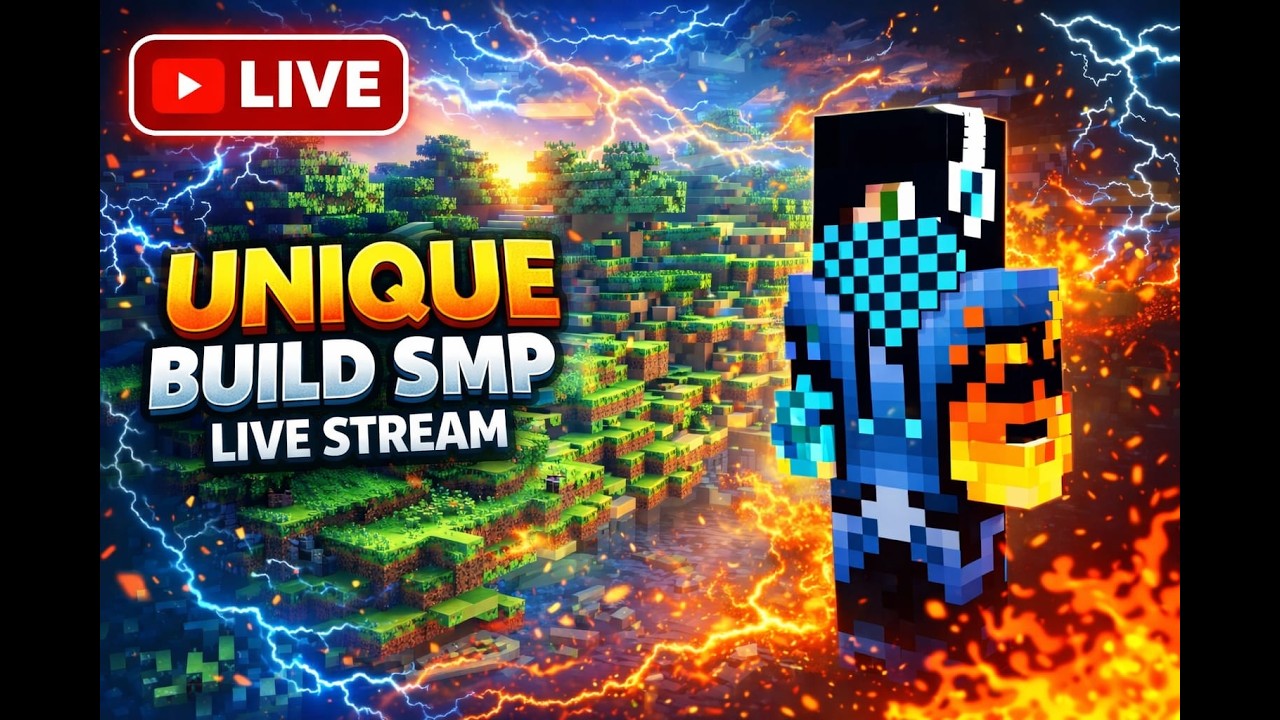 LIVE Minecraft Unique Build SMP | Let’s Build Something Amazing!