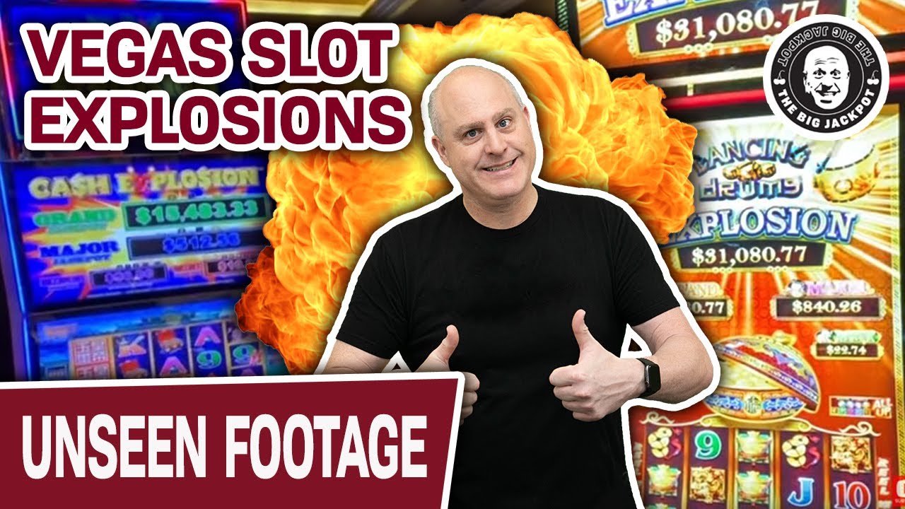 💥 Las Vegas SLOT EXPLOSIONS! 💥 Cash Explosion & Dancing Drums Explosion