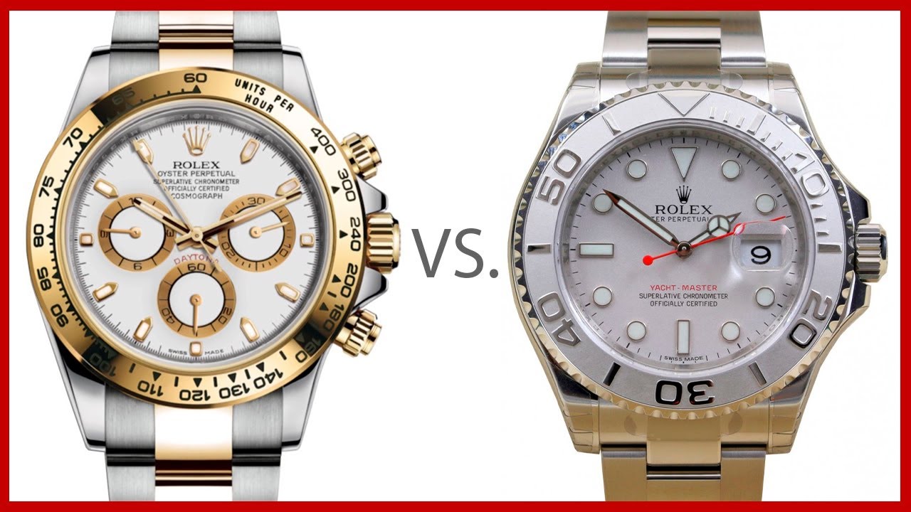 ▶ Rolex Daytona vs. Rolex Yacht-Master - COMPARISON 116503 VS 116622
