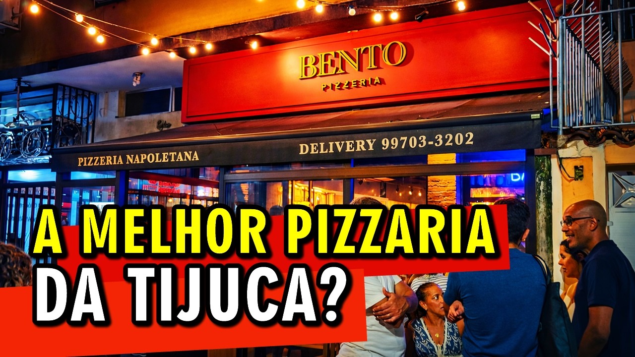 Fui conhecer a Bento Pizzaria na Tijuca, que foi eleita a 36ª melhor pizzaria da América Latina