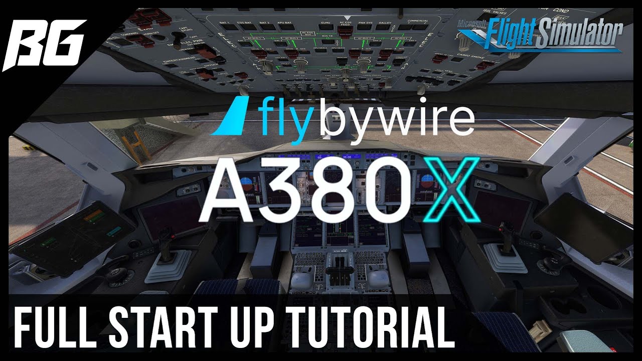 Полное руководство по запуску FlyByWire Airbus A380X в холодную и темную погоду