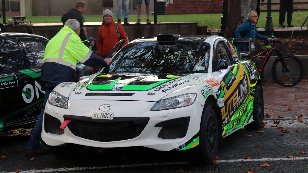 Klinky 3 Rotor Mazda Rx8 Rally Car, Otago Rally Tarmac Stage Attack