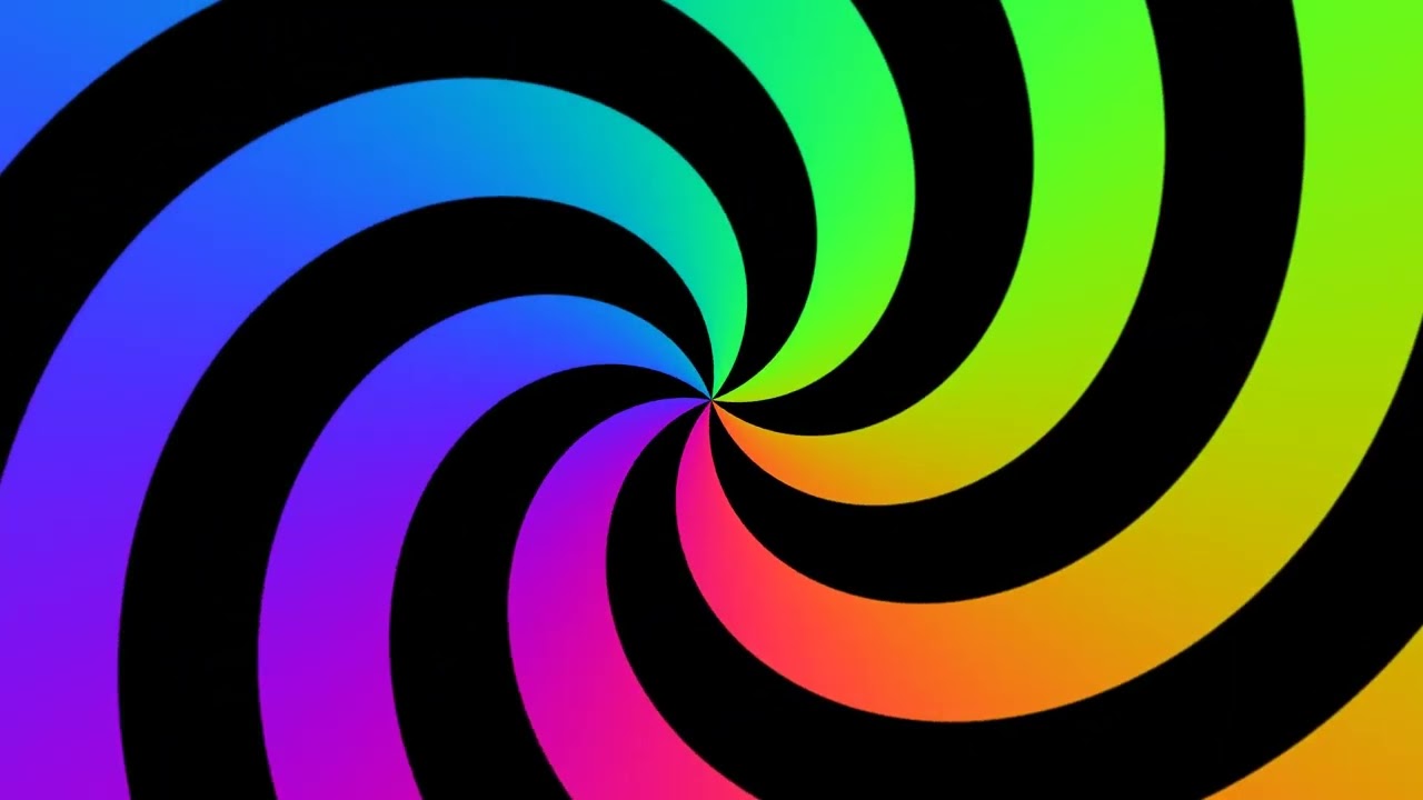 Deep Relaxing Vortex: Immerse Your Brain in Rotating Rhythms [4K]