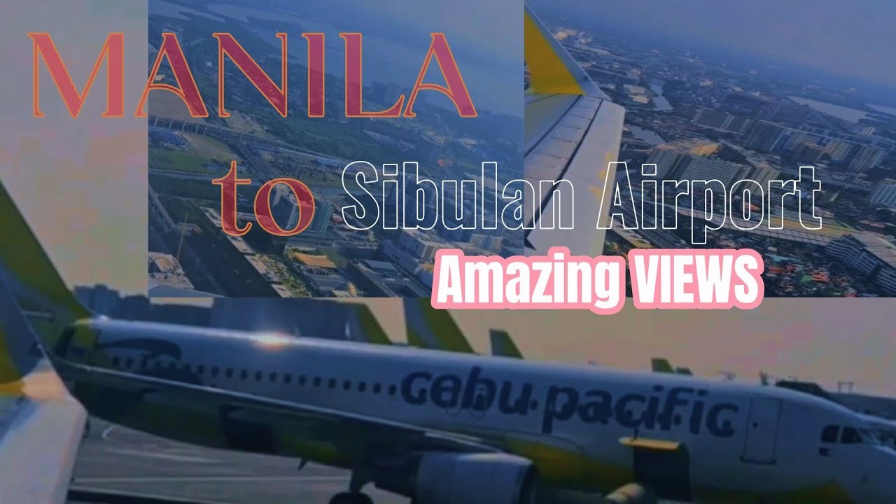 Byaheng Manila to Negros Oriental, DUMAGUETE SIBULAN AIRPORT #viewing #flightvideo