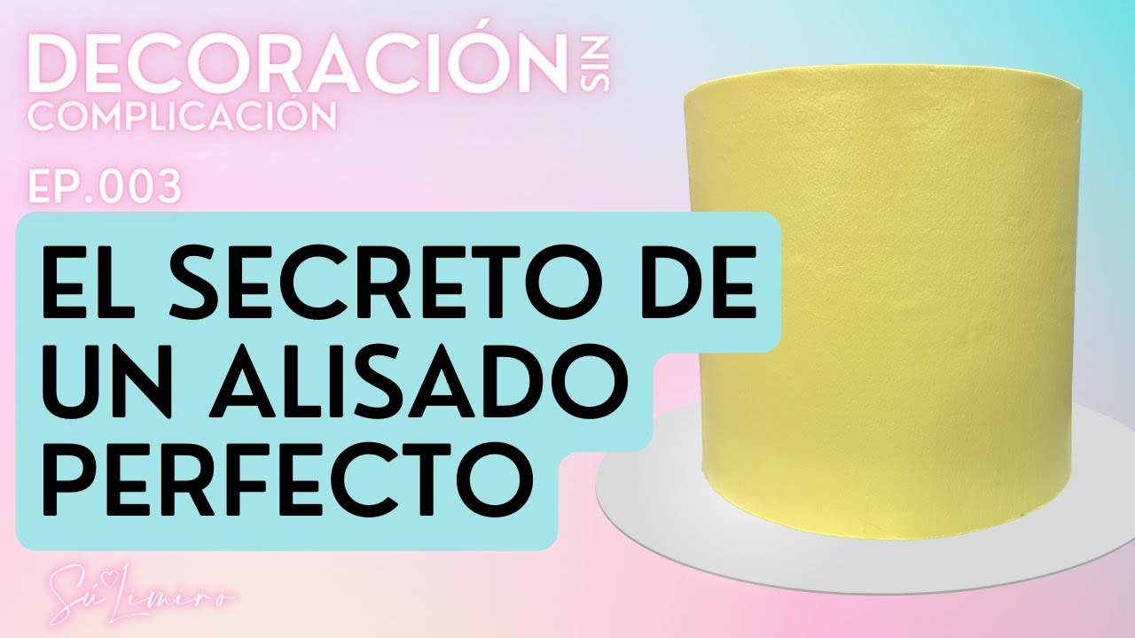 Cómo alisar una torta con chantillí