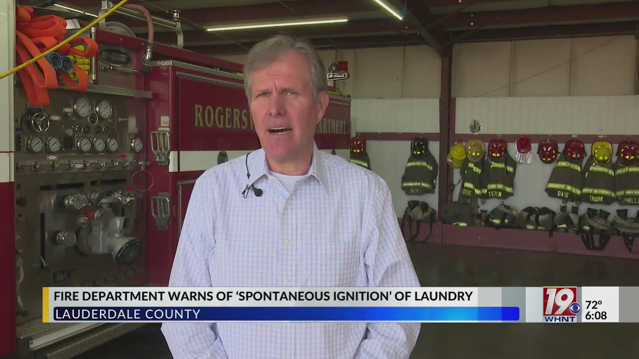 Fire Department Warns of 'Spontaneous Ignition' of Laundry
