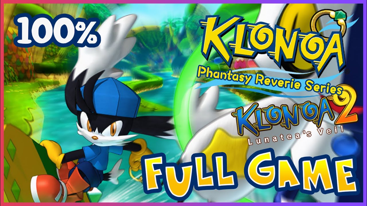 Klonoa 2 Phantasy Reverie 100% FULL GAME ~ Lunatea's Veil ~ Longplay (PS4, PS5)