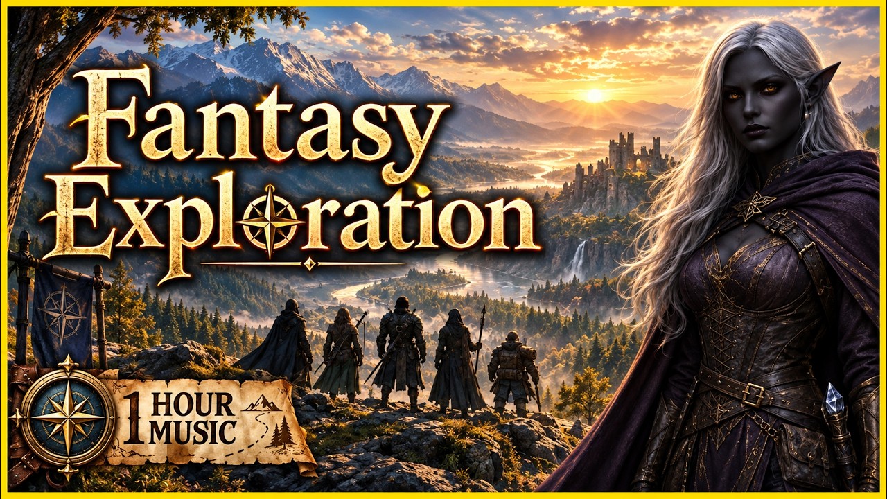 🎵 Fantasy Exploration | Cinematic Adventure Music | D&D | TTRPG | 1 Hour