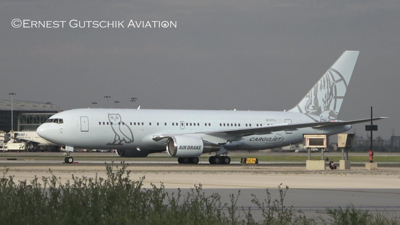 Air Drake with Drake On-Board Arriving and Departing | Toronto Pearson Int'l