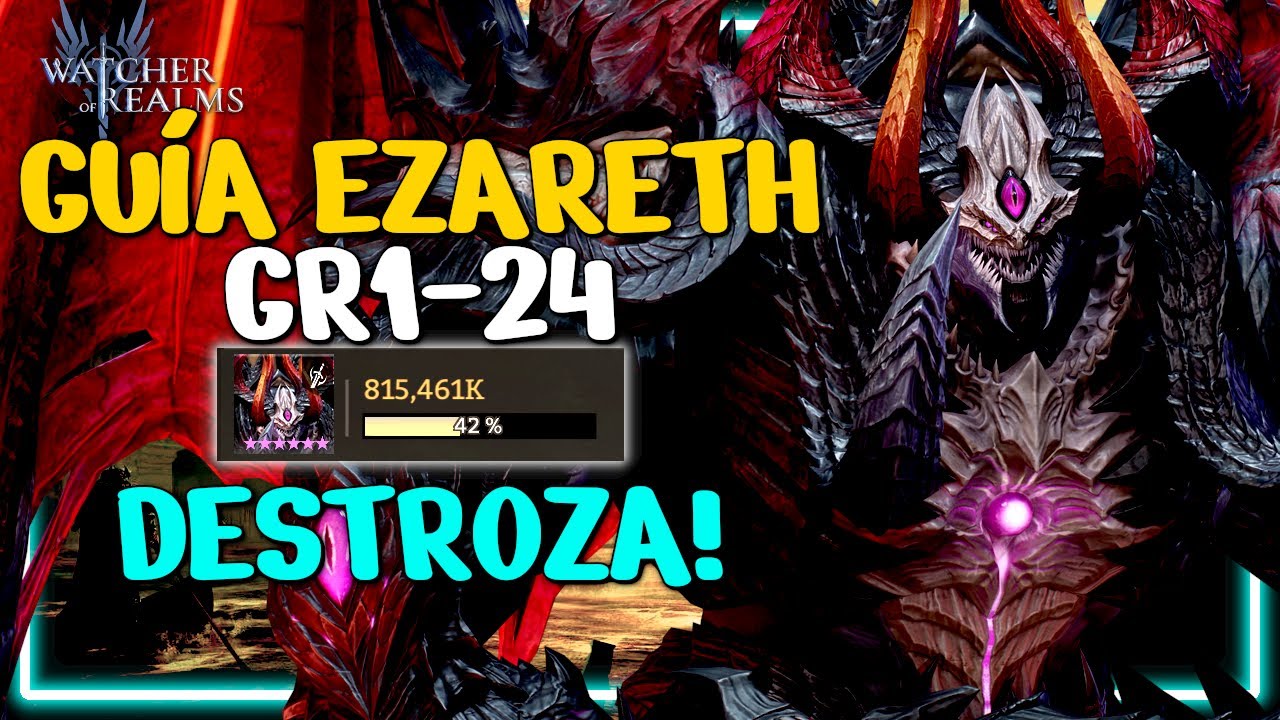 Ezareth Destroza En La Incursi&oacute;n de Equipo 1! Gu&iacute;a GR1-24 #WoR en Espa&ntilde;ol