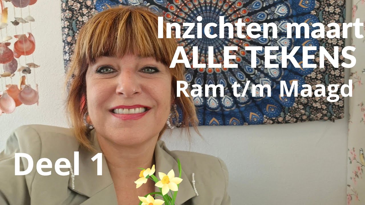 ALLE TEKENS ✨️Deel 1 Inzichten Maart 26 ram tm maagd lartistic6924@gmail.com 