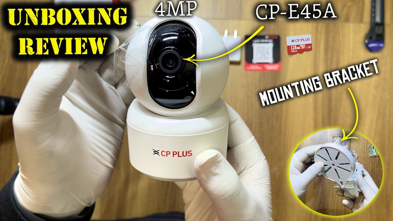 CP-E45A CP PLUS 4MP Quad HD Smart Wi-fi CCTV Camera | Unboxing Review