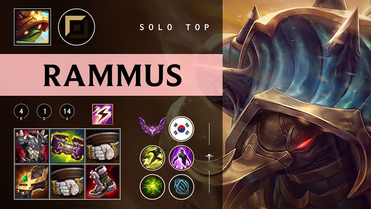 Rammus Top vs Olaf - KR Master Patch 26.03