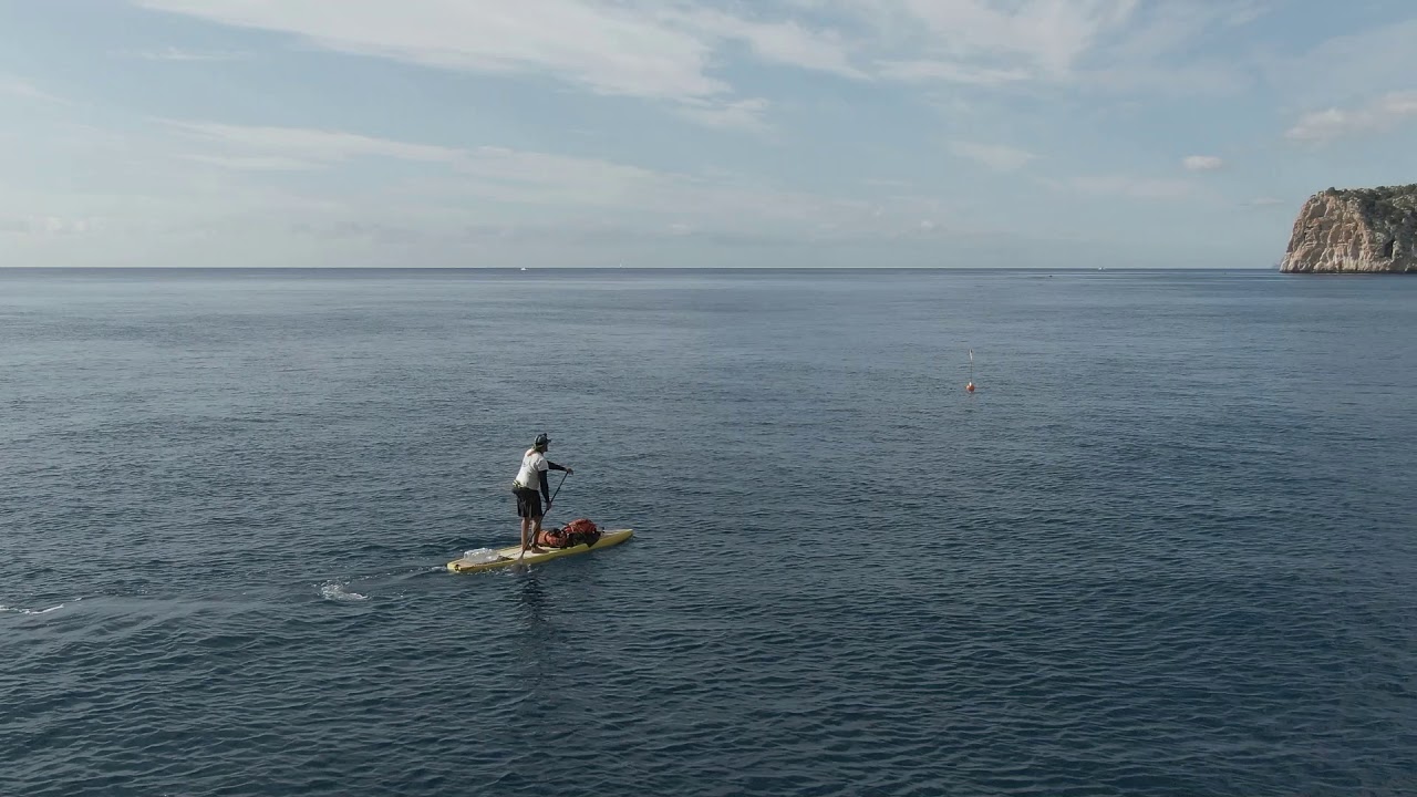 Travesía de Paddle Surf en XabiaJavea reto Marina Alta Día 4