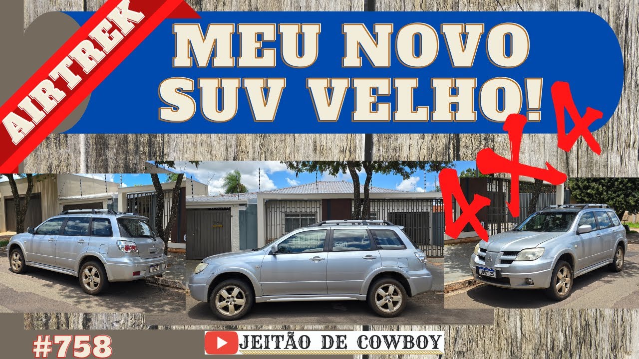 MEU NOVO SUV VELHO 4X4 - MITSUBISHI AIRTREK AWD 2.4 16V. #758