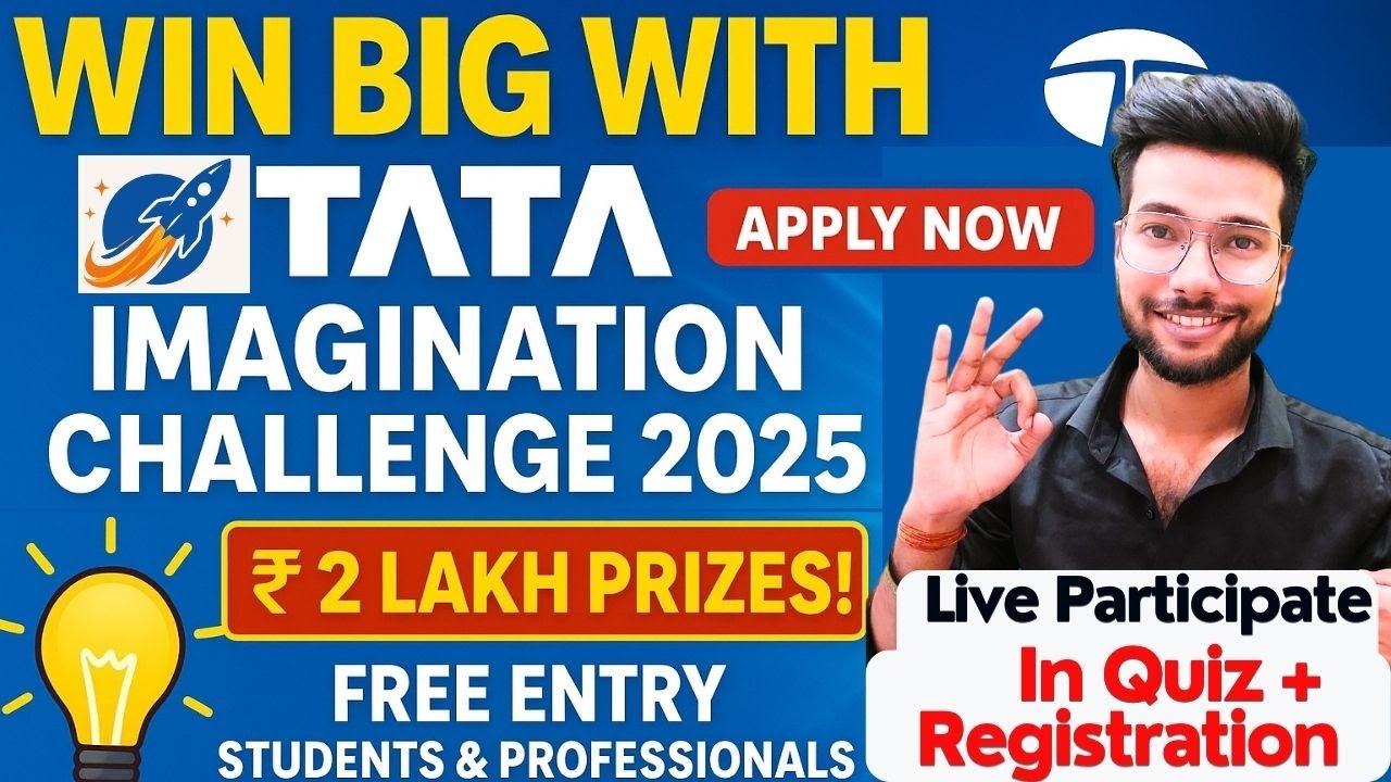 TATA IMAGINATION CHALLENGE 2025 - COMPLETE GUIDE | ₹2 LAKH CASH PRIZE + JOB OPPORTUNITY! 