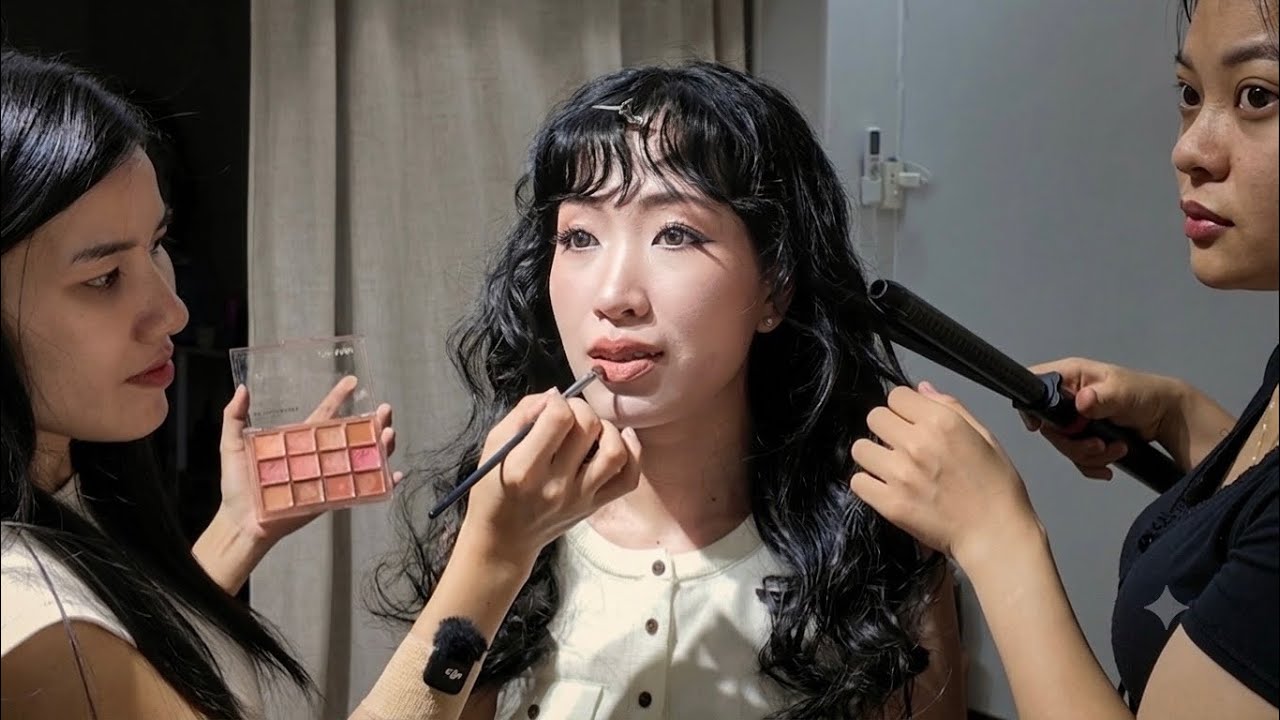 I Let Two Pro Stylists Create My Soft Glam Makeover | ASMR
