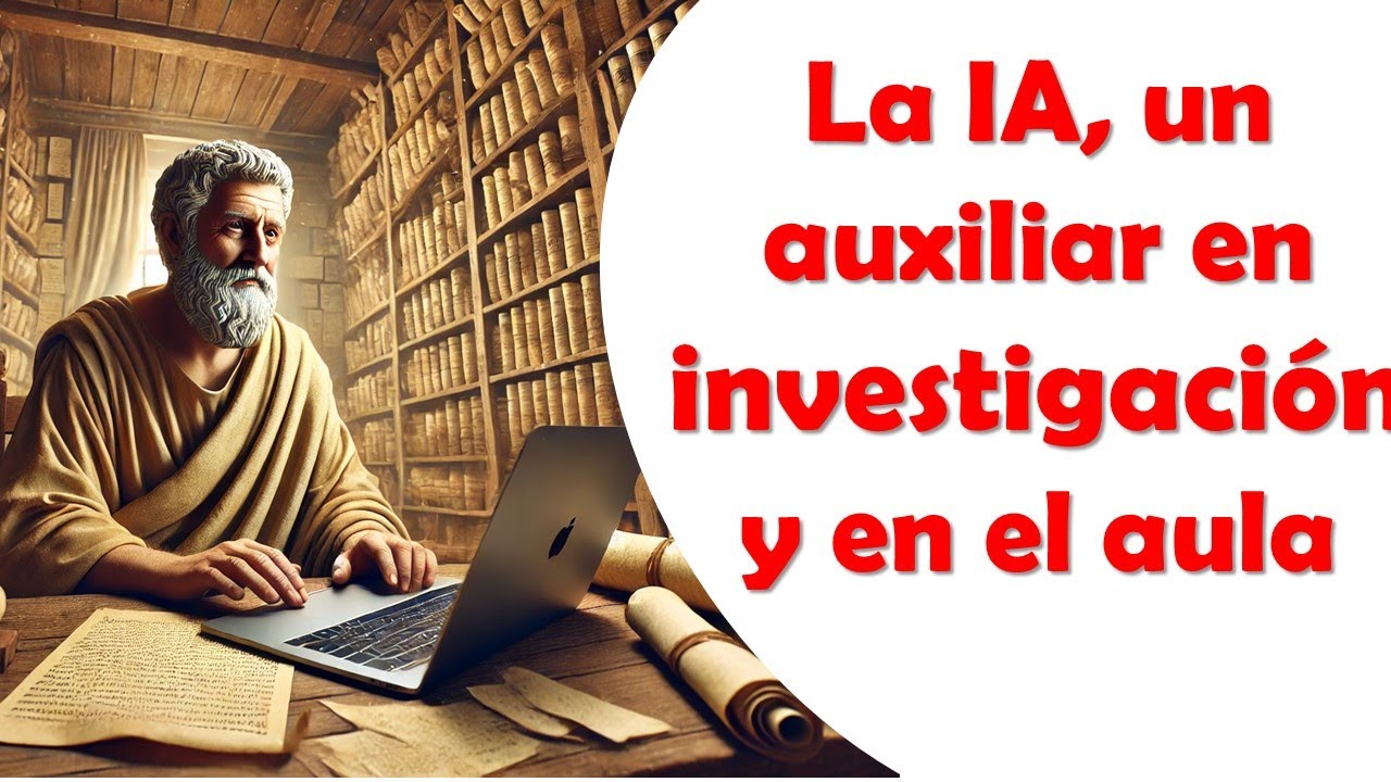 La IA, un auxiliar de investigaci&oacute;n y en el aula (Ponencia XII Simposio AEA, M&aacute;laga)